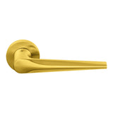 Peak Door Lever in Satin Gold by Colombo Design
