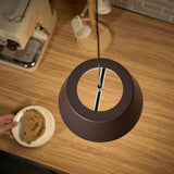 Matt Pearl Cocoa Olo XL Pendant P1 by Seed Design in Kitchen