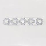 Pearl Vanity Light Polished Nickel 5 Lights By Corbett Side View