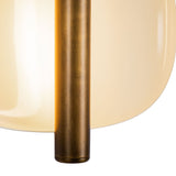 Pearl White-Vintage Brass Lustre Wall Sconce by Kuzco Lighting Details
