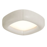 Pearl White Folio Flush Mount by Kuzco Lighting