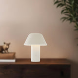 Pearl White Folio Table Lamp by Kuzco Lighting