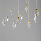 Pebble 10 Light Linear Suspension By ET2 Detaield View1