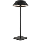 Pela Portable Table Lamp Black By Kuzco