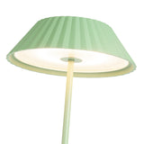 Pela Portable Table Lamp Sage Green By Kuzco Detailed View