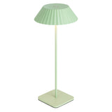 Pela Portable Table Lamp Sage Green By Kuzco Front View