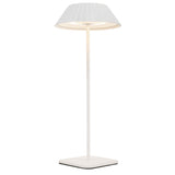 Pela Portable Table Lamp White By Kuzco