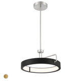Pemberton Pendant 18 Inch Satin Nickel by Eurofase