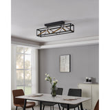 Penela Semi-Flush Mount by Eglo - lifestyle room setting