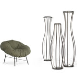 Penelope Floor Lamp Black By Mogg With Chair