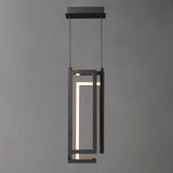 Penrose Narrow Pendant Light Black By ET2 Side View
