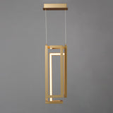 Penrose Narrow Pendant Light Gold By ET2 Side View