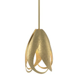 Pental Mini Pendant in Modern Brass by Hubbardton Forge