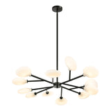 Peony Pendant 12-Light Matte Black