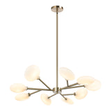Peony Pendant 9-Light Champagne Gold