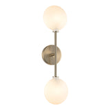 Peony Wall Sconce 2-Light Champagne Gold
