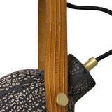 Pera Ceramic Pendant - Satin Brass