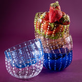 Perle Small Bowl Set of 4 Aquamarine By Zafferano-Lifestyle View