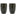 Perle Tumbler Set Of 2 Black By Zafferano
