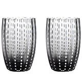 Perle Tumbler Set Of 2 Gray By Zafferano