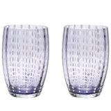 Perle Tumbler Set Of 2 Lavender By Zafferano