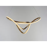 Perpetual LED Pendant by ET2 - 32 Inch, Brushed Champagne
