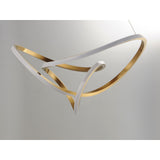 Perpetual LED Pendant by ET2 - 32 Inch, Brushed Champagne