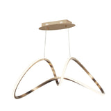 Perpetual LED Pendant by ET2 - 37 Inch, Brushed Champagne