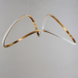 Perpetual LED Pendant by ET2 - 37 Inch, Brushed Champagne