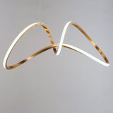 Perpetual LED Pendant by ET2 - 37 Inch, Brushed Champagne