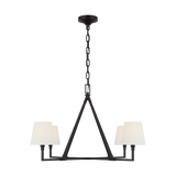 Perth Chandelier Aged Iron Extra Large By Visual Comfort Studio Front View