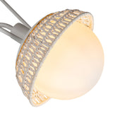 Perth Chandelier White Opal Matte Glass By Alora Detailed View