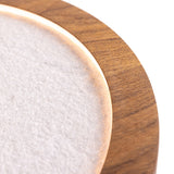 Petra Semi Flush Light with White Stone by Accord Details
