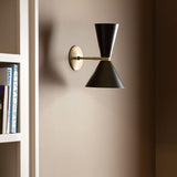 Phix Wall Sconce Champagne Bronze Black By Kichler - Lifestyle View