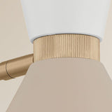 Phix Wall Sconce Champagne Bronze Greige White By Kichler - Lifestyle View1