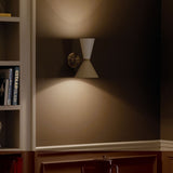 Phix Wall Sconce Champagne Bronze Greige White By Kichler - Lifestyle View2