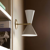Phix Wall Sconce Champagne Bronze Greige White By Kichler - Lifestyle View