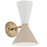 Phix Wall Sconce Champagne Bronze Greige White By Kichler