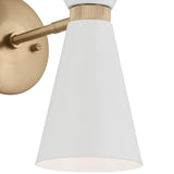 Phix Wall Sconce Champagne Bronze Greige White By Kichler - Detailed View
