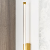 Phobos 1 Light Wall Sconce Natural Brass Visual Comfort Modern - Lifestyle View