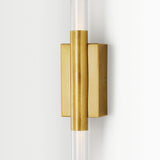 Phobos 2 Light Wall Sconce Natural Brass By Visual Comfort Modern Detailed View
