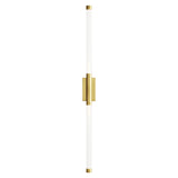 Phobos 2 Light Wall Sconce Natural Brass By Visual Comfort Modern