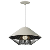 Phoenix Pendant Light by ET2 - 16 Inch Gray / Black