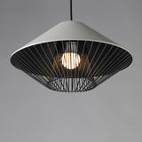 Phoenix Pendant Light by ET2 - 16 Inch Gray / Black