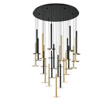Piatto 11 Light Chandelier Mixed By LibCo