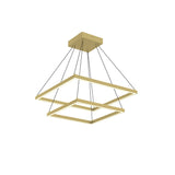 Piazza Two-Tier Suspension — Medium, Brushed Gold