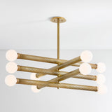 Pienza Chandelier By Corbett Front View