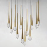Pierce LED Pendant by ET2 - 12-Light, Gold