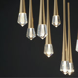 Pierce LED Pendant by ET2 - 12-Light, Gold
