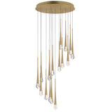 Pierce LED Pendant by ET2 - 16-Light, Gold
